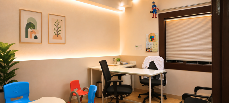 Child-focused clinical consultation room